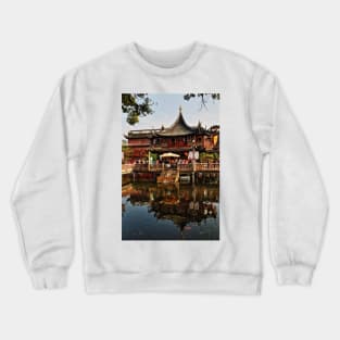 Tea House in the Old City - Shanghai Crewneck Sweatshirt